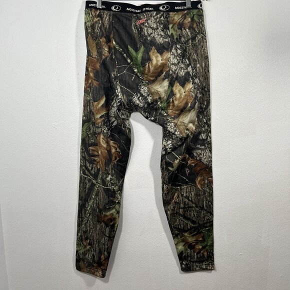 Mossy Oak Pants Men XL Tall Camo Thermal Fleece Base Layer APX - Picture 3 of 7